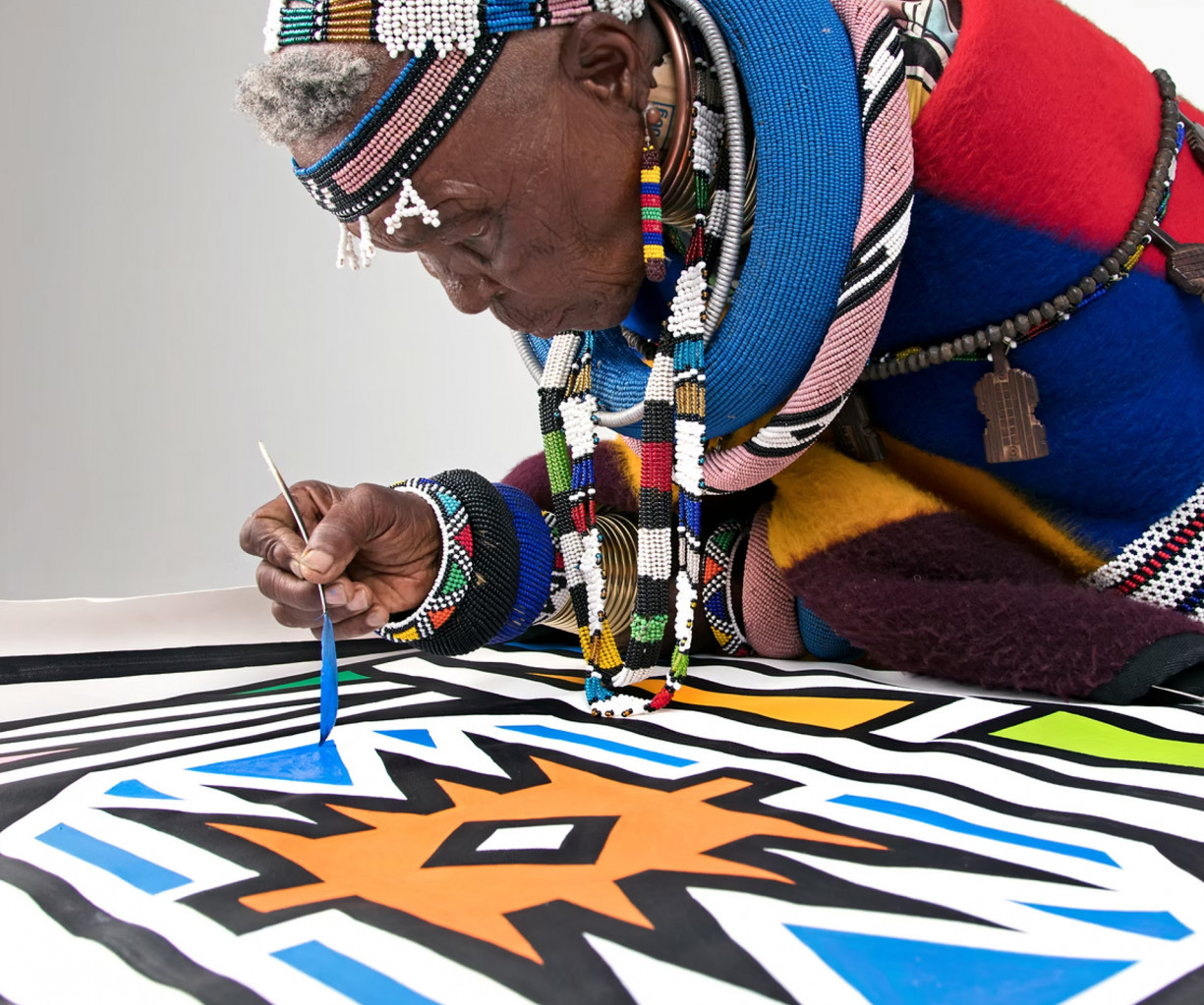 Collaborative initiative between Esther Mahlangu and Alexandra de Cadaval Art Projects